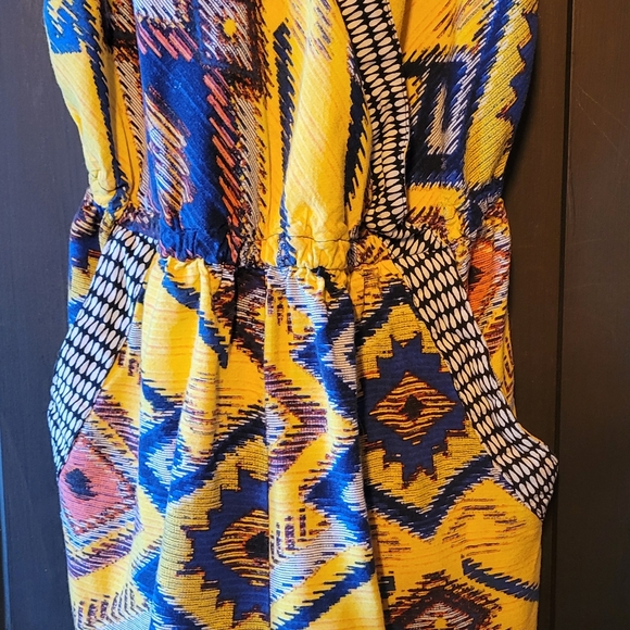 Rayon aztec romper - Picture 3 of 6